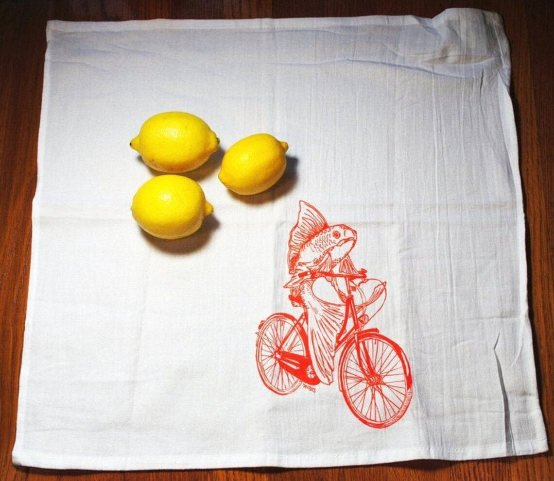 Set of 8 Sea Creature Napkins Bright