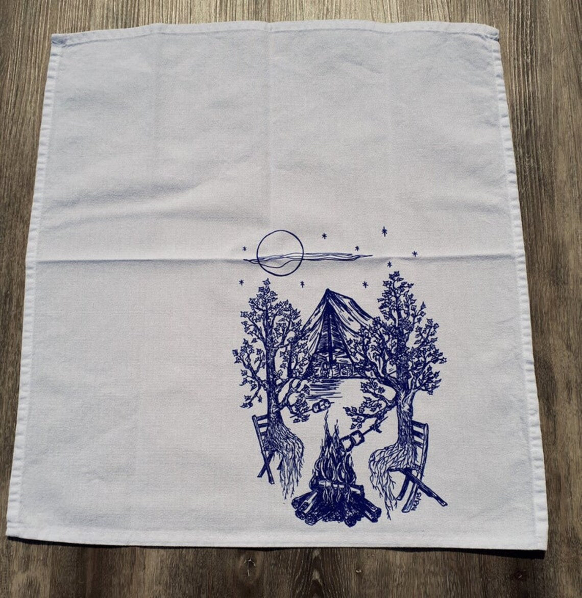 Set of 4 Woodland Trees Napkins Bright