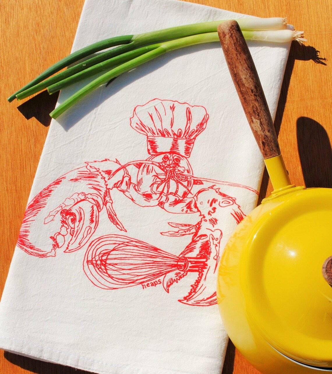 Lobster Chef Flour Sack Tea Towel