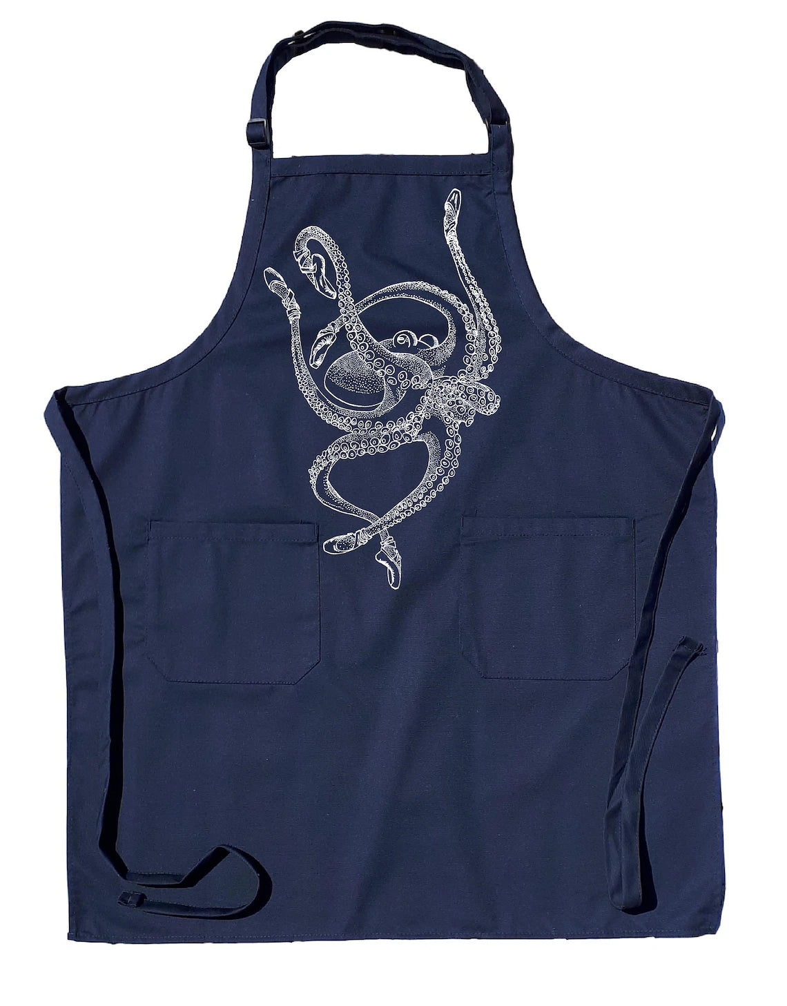 Octopus Ballet Dancer Chef's Apron with Pockets