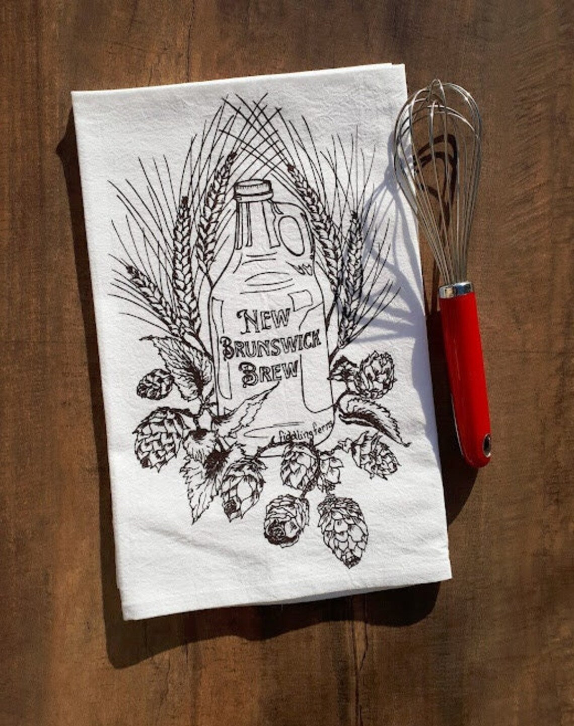 NB Brew Craft Beer Flour Sack Tea Towel