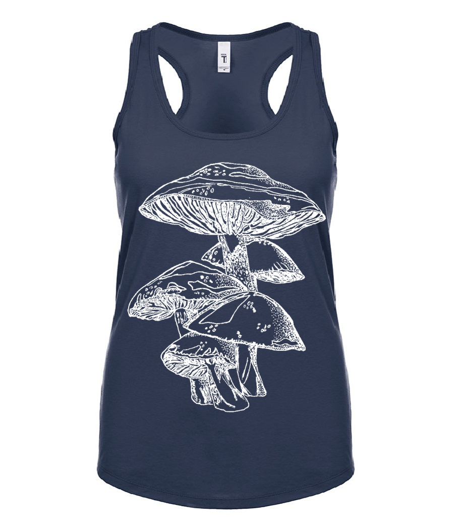 Mushrooms Ladies Tank Top