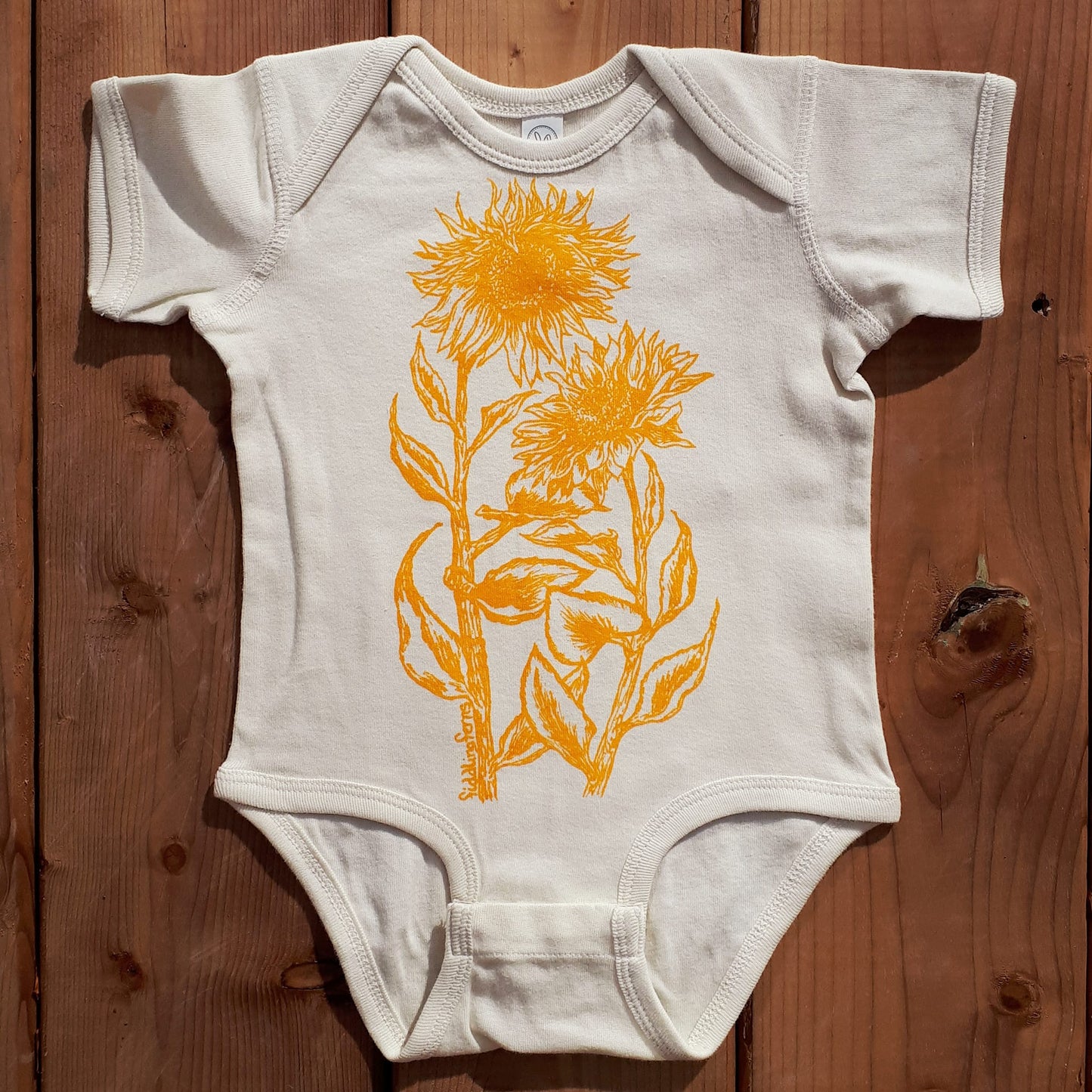 Sunflowers Infant Bodysuit