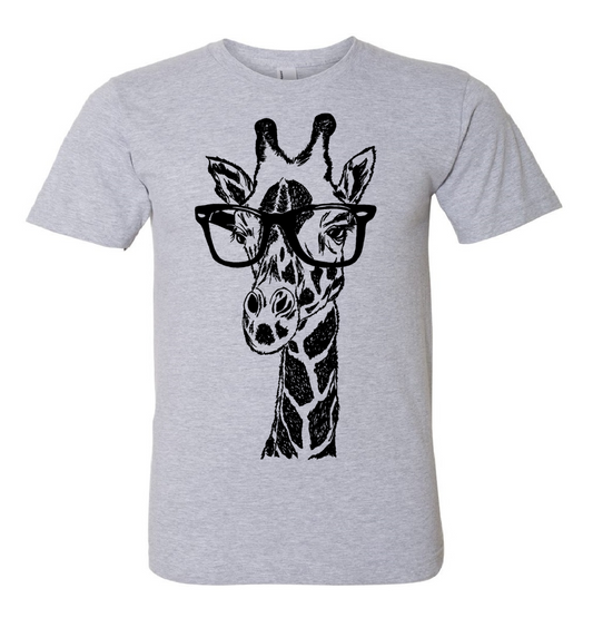 The Original Giraffe Wearing Glasses Unisex T Shirt
