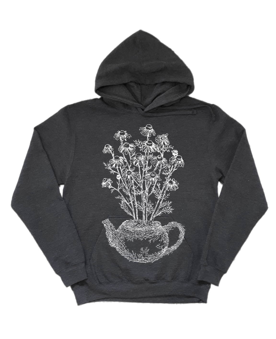 Chamomile Teapot Unisex Fleece Hoodie