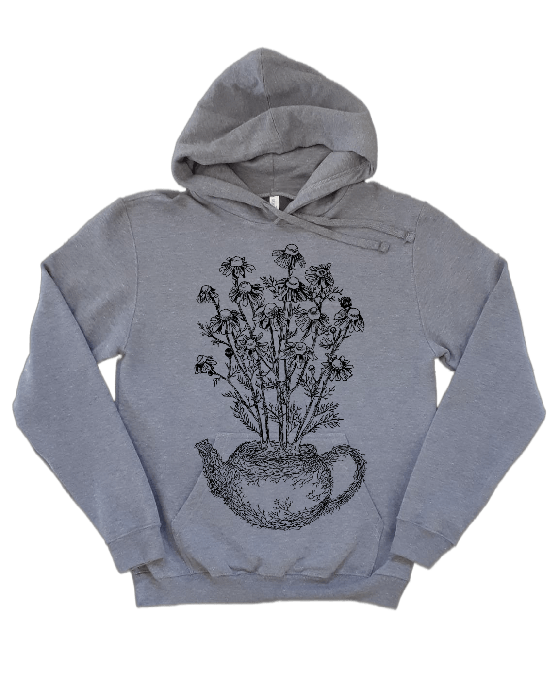 Chamomile Teapot Unisex Fleece Hoodie