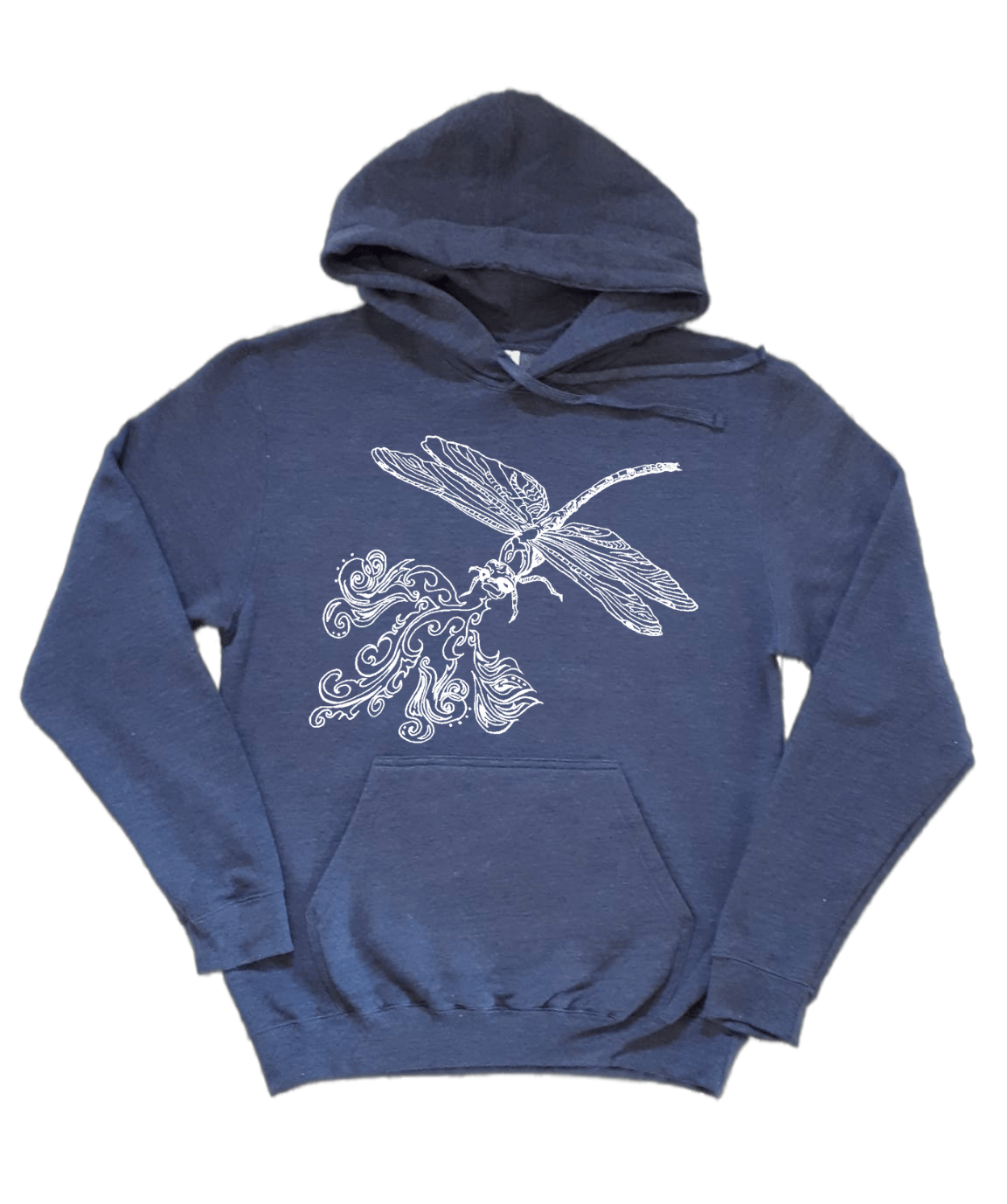 Fire Breathing Dragonfly Unisex Fleece Hoodie