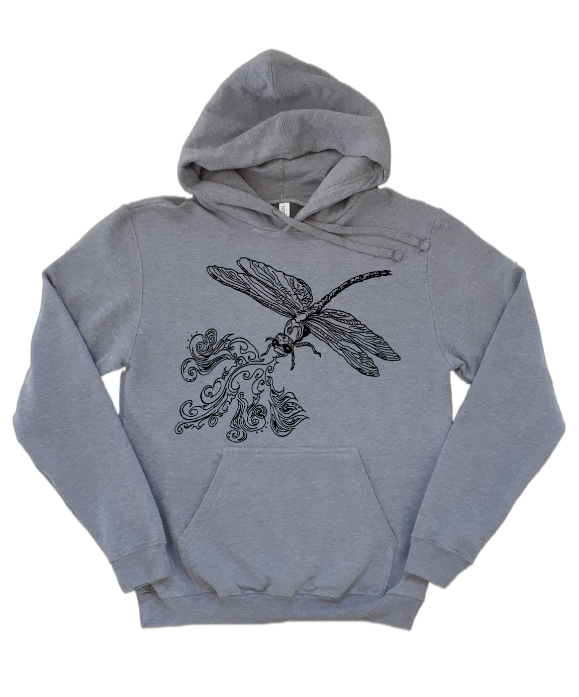 Fire Breathing Dragonfly Unisex Fleece Hoodie