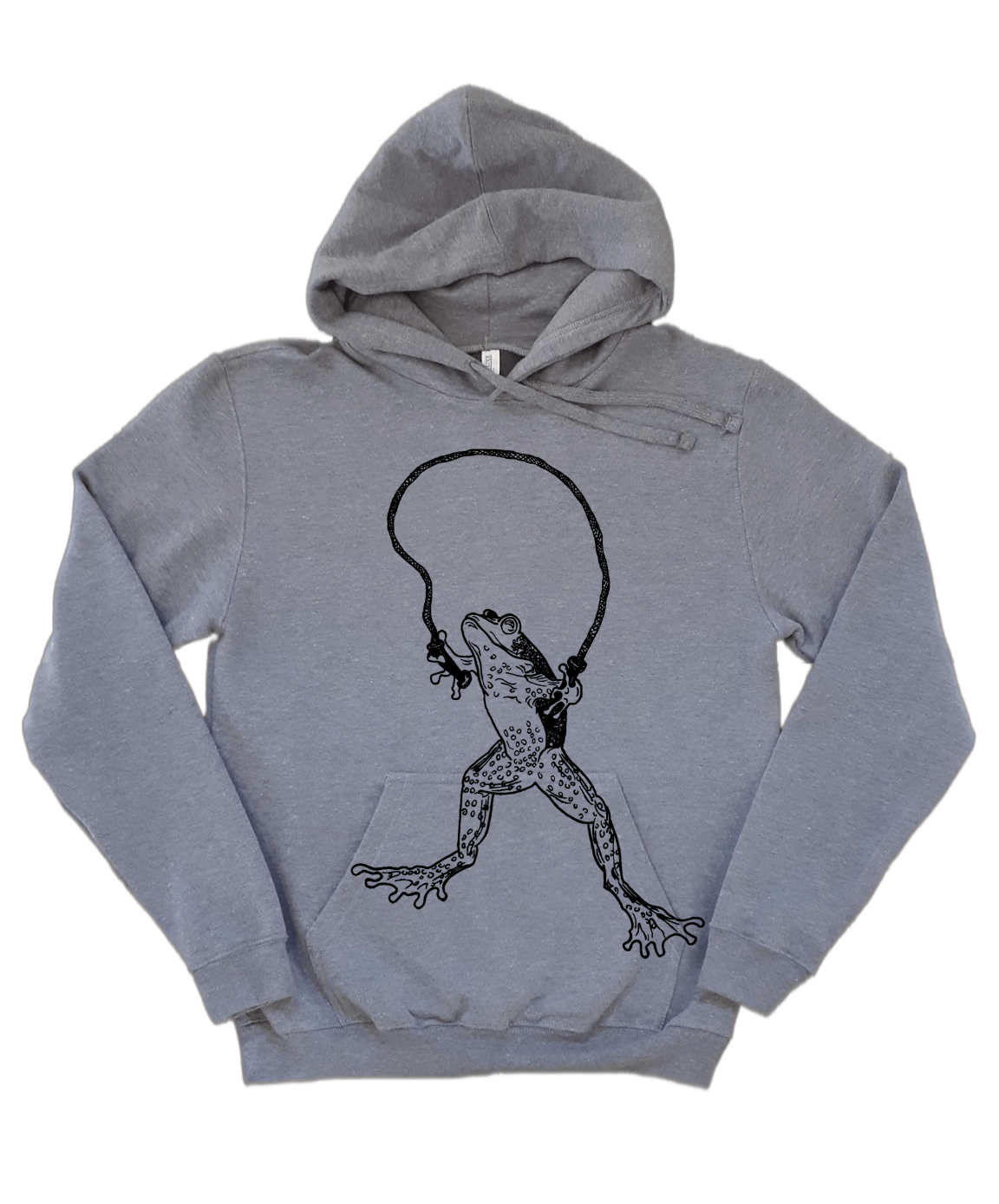 Leap, Frog Unisex Fleece Hoodie