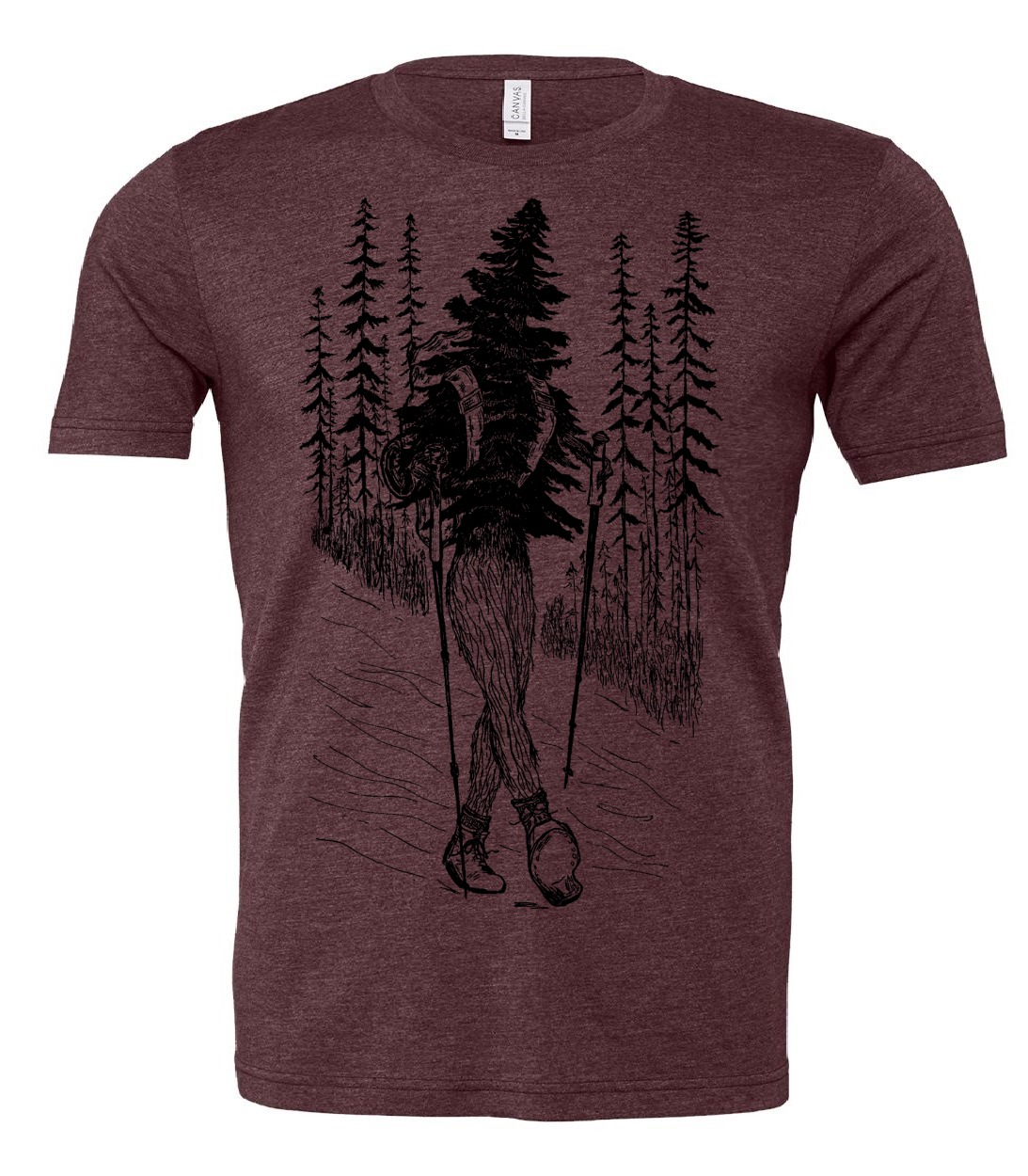 Hiking Tree Unisex T Shirt