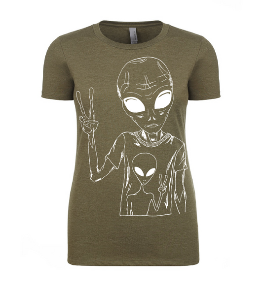 Alien T-Shirt Ladies T Shirt