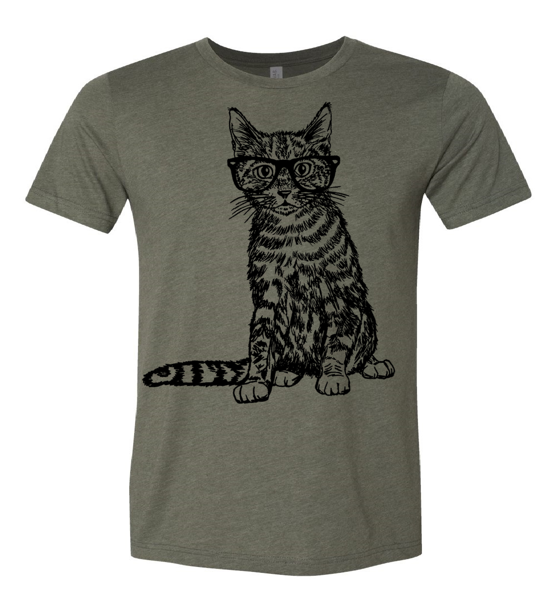 Cat Wearing Glasses Unisex T Shirt