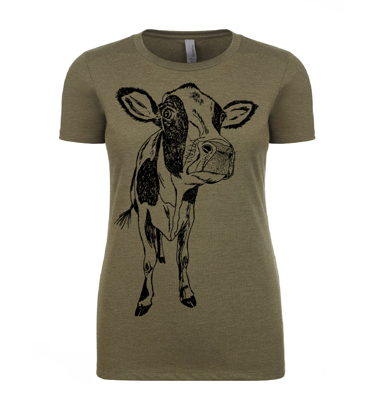 Curious Cow Ladies T Shirt