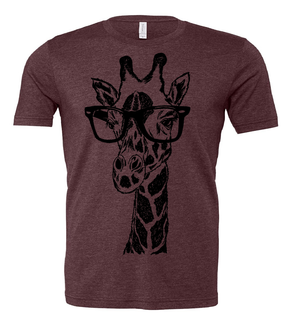 The Original Giraffe Wearing Glasses Unisex T Shirt