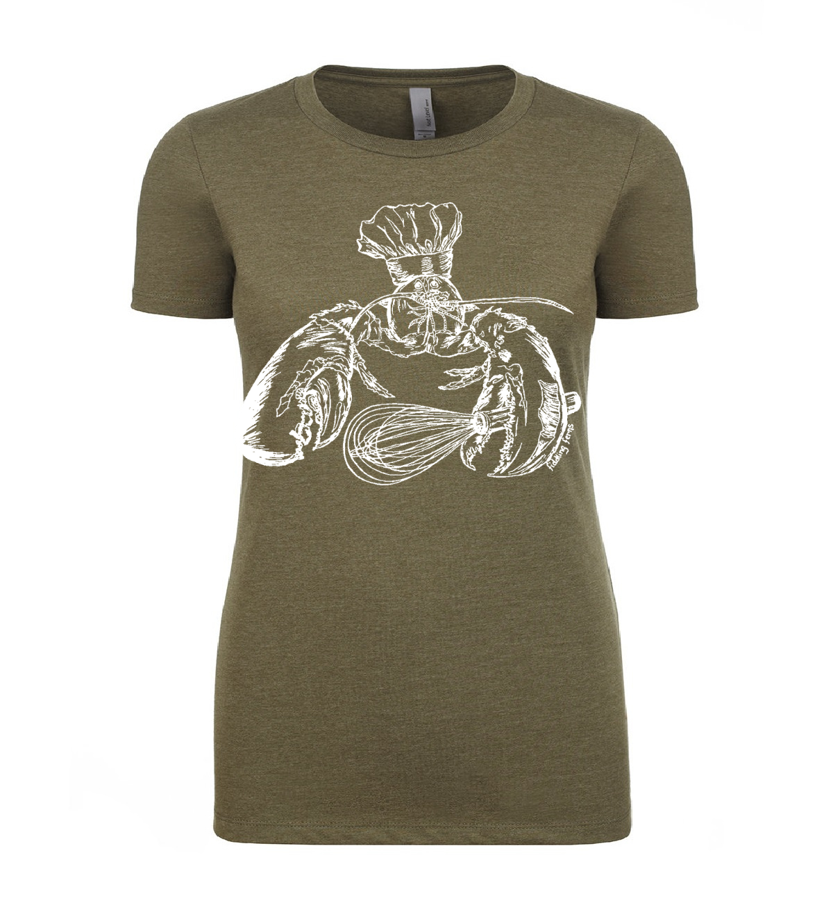 Chef Lobster Ladies T Shirt