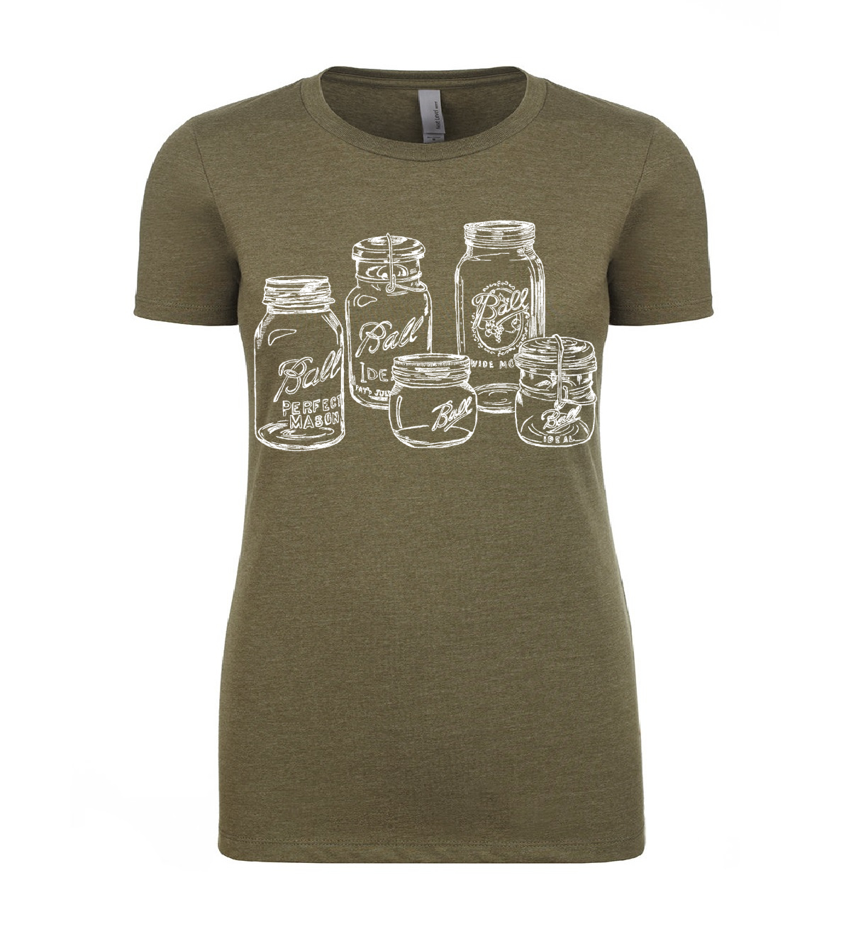 Mason Jars Ladies T Shirt