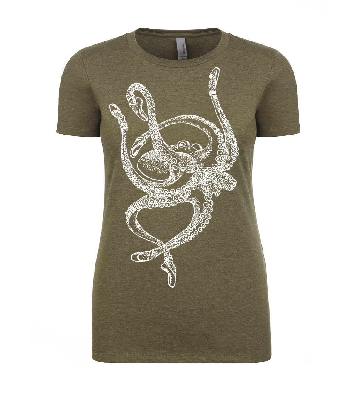 Octopus Ballet Dancer Ladies T Shirt