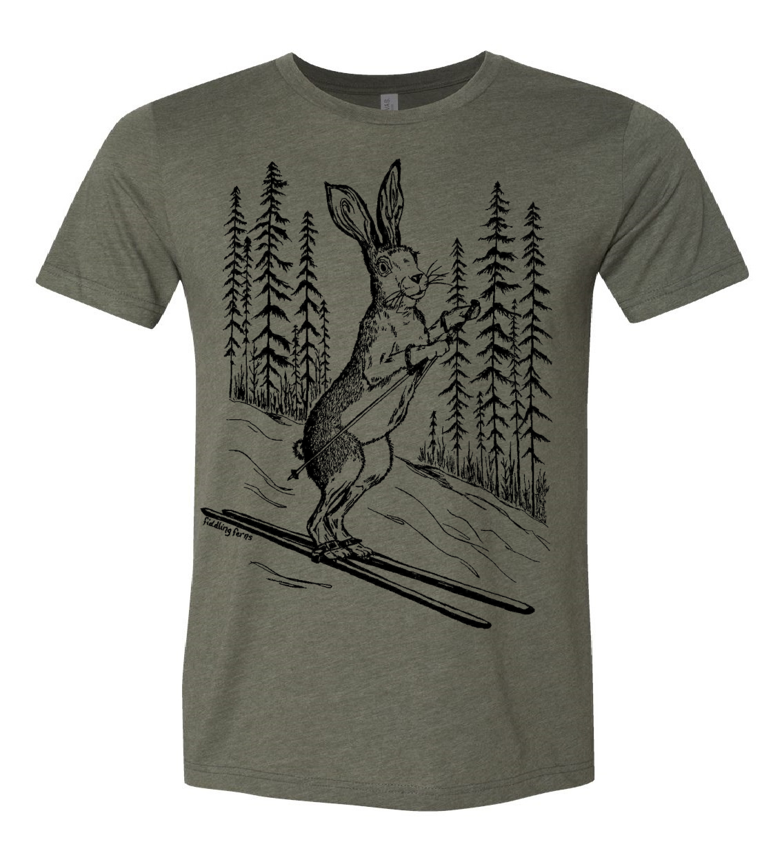 Bunny Hill Alpine Skier Unisex T Shirt