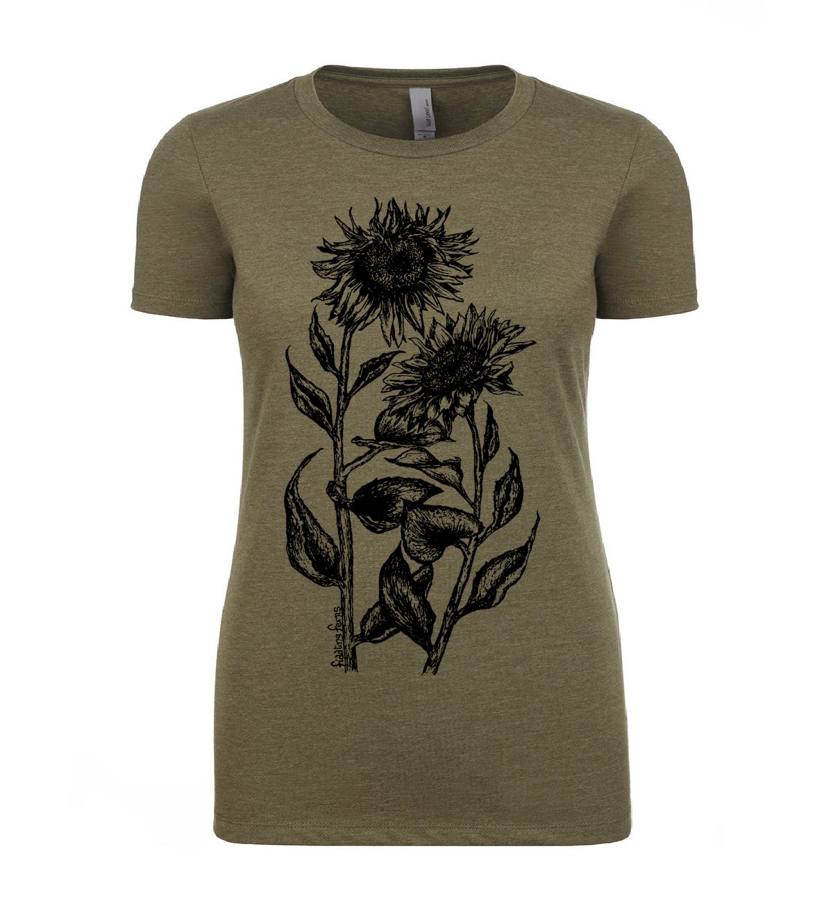 Sunflowers Ladies T Shirt