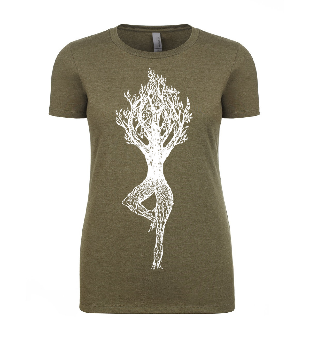 Tree Pose Ladies T Shirt