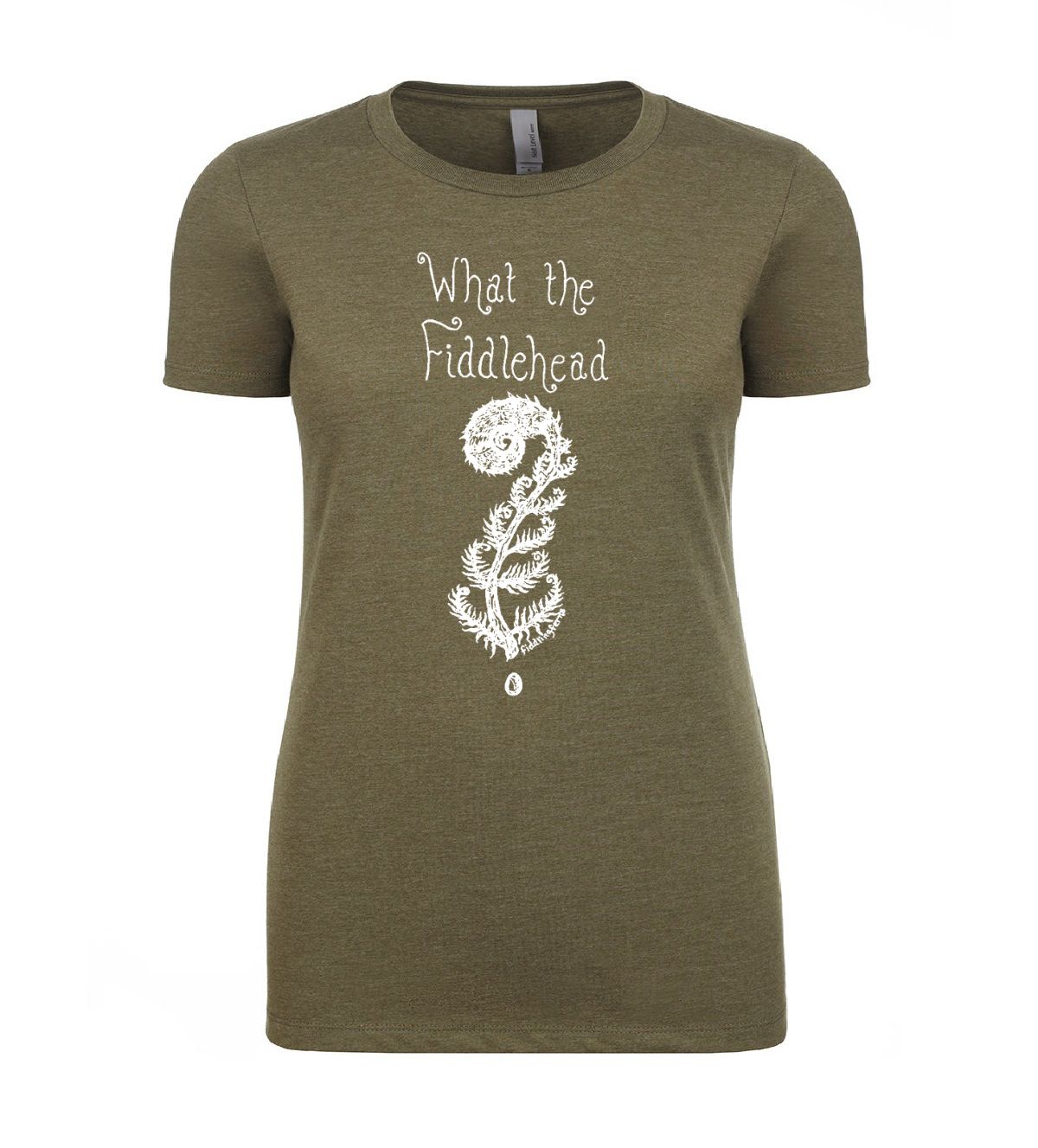 What the Fiddlehead Ladies T Shirt – Fiddling Ferns Artisan Studio