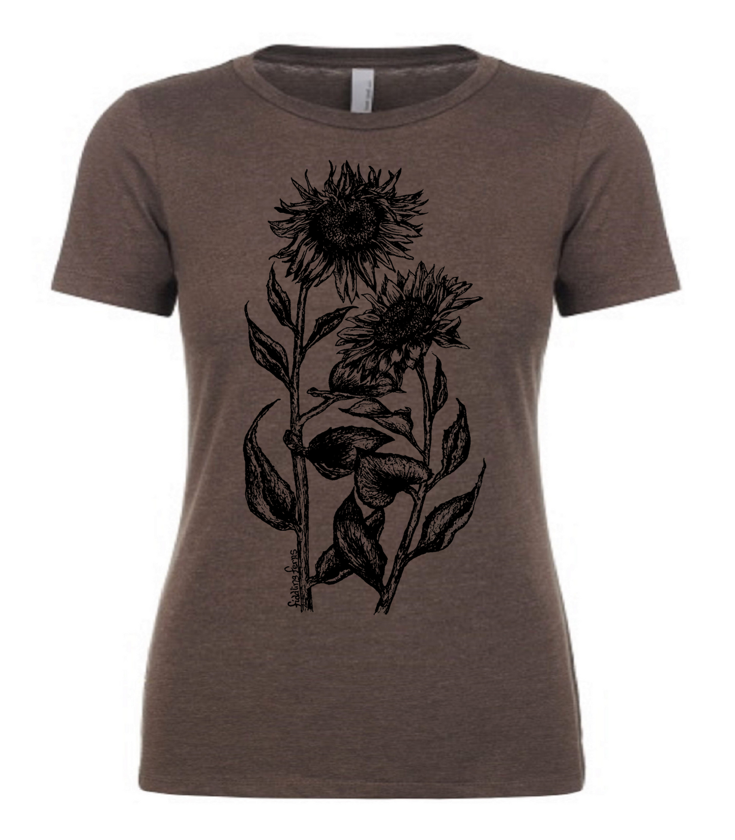 Sunflowers Ladies T Shirt