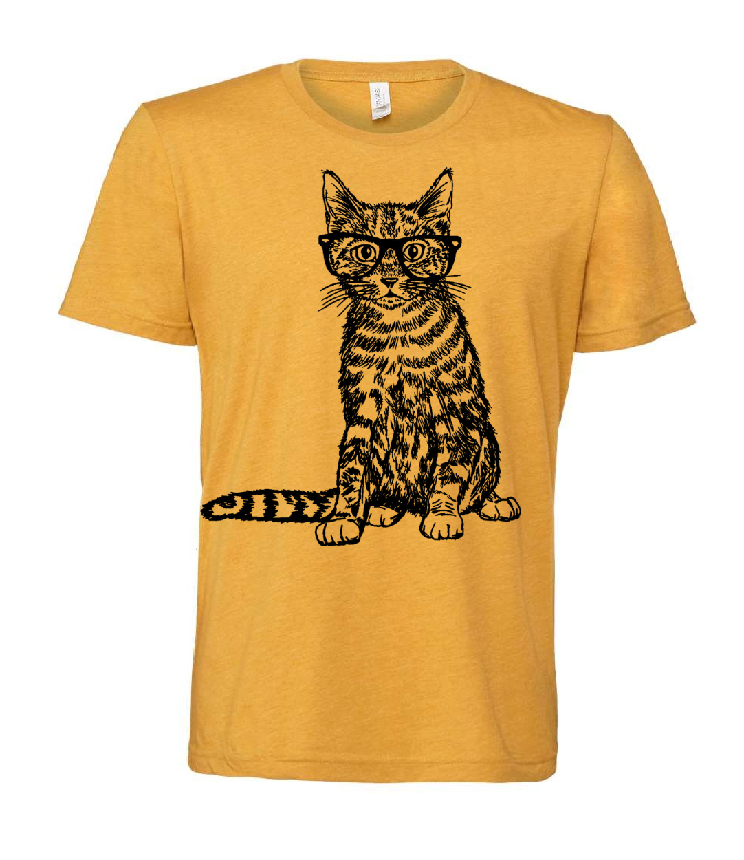 Cat Wearing Glasses Unisex T Shirt