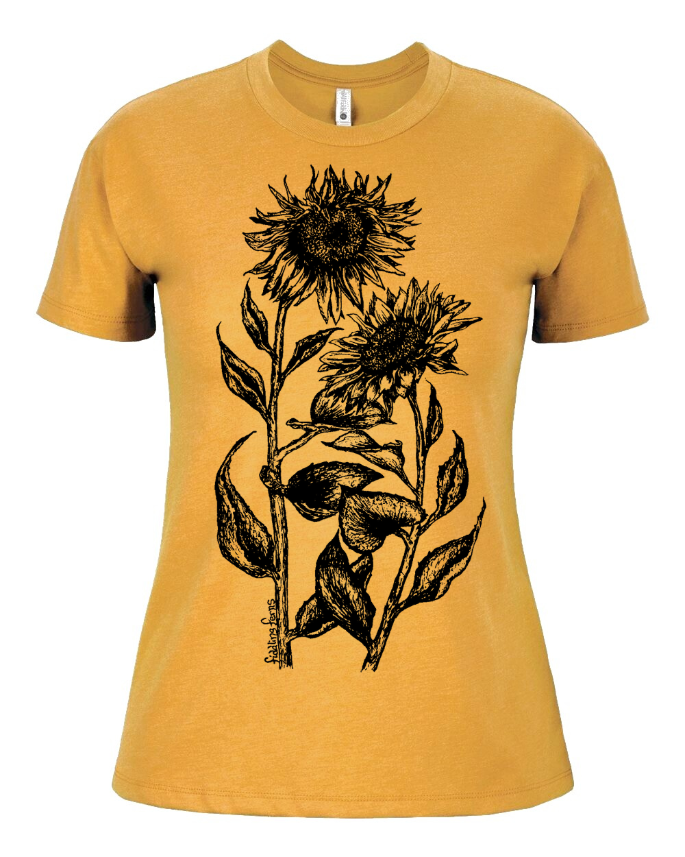Sunflowers Ladies Loose Fit T Shirt
