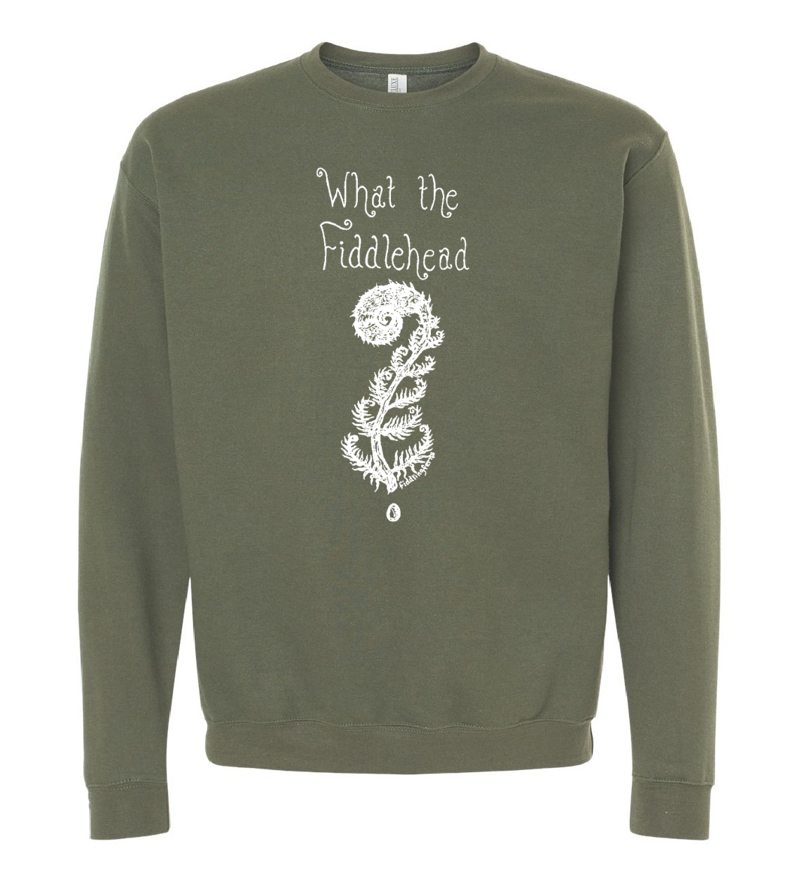 What the Fiddlehead Unisex Fleece Crewneck