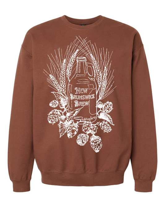 NB Brew Craft Beer Growler Unisex Fleece Crewneck