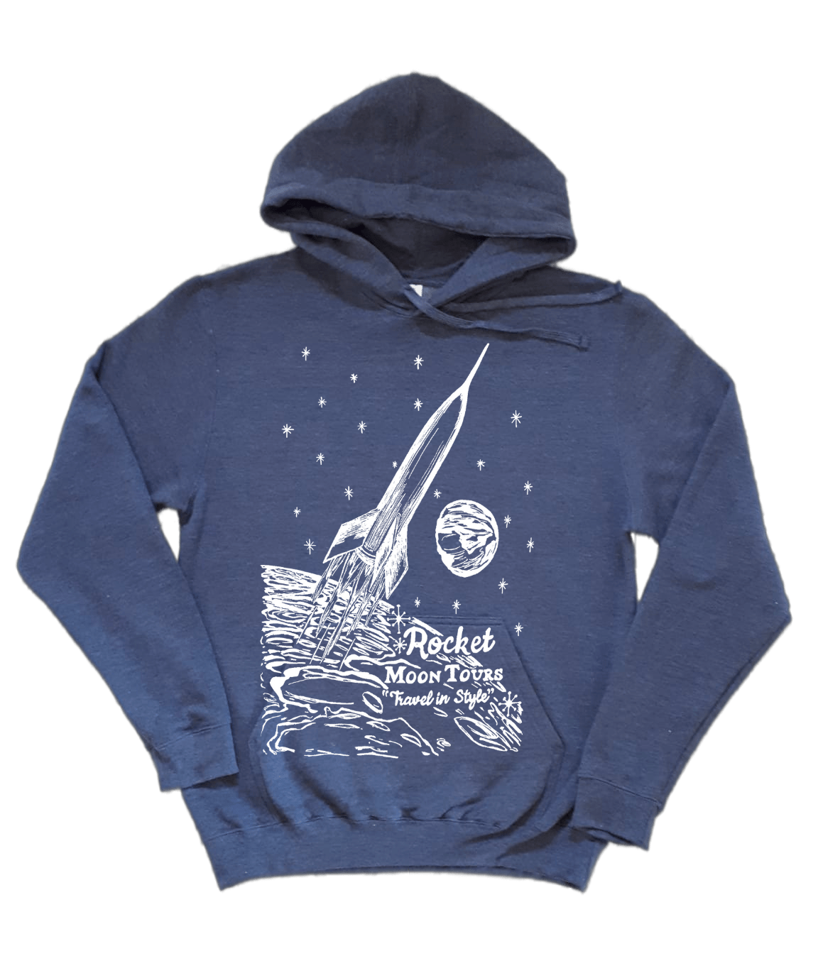 Rocket Moon Tours Unisex Fleece Hoodie