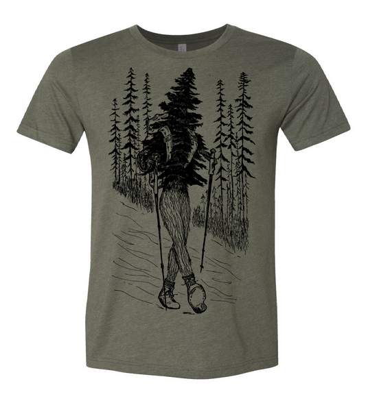 Hiking Tree Unisex T Shirt