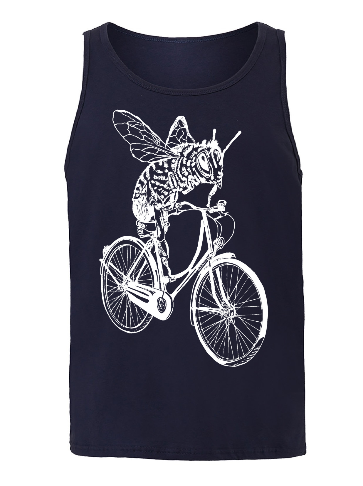 Bee Cyclette Bicycle Unisex Tank Top