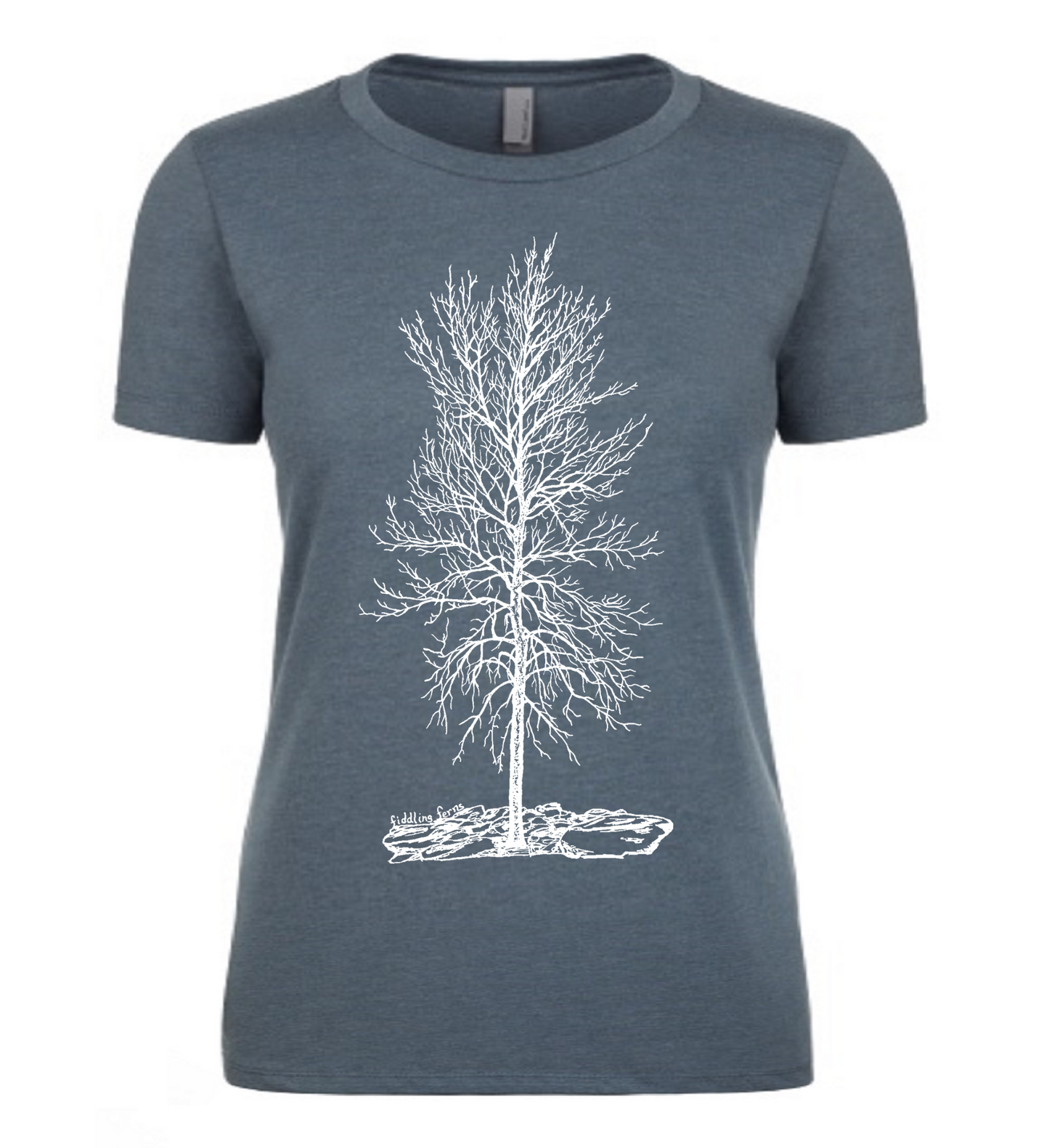 Bare Winter Tree "Solitude" Ladies T Shirt
