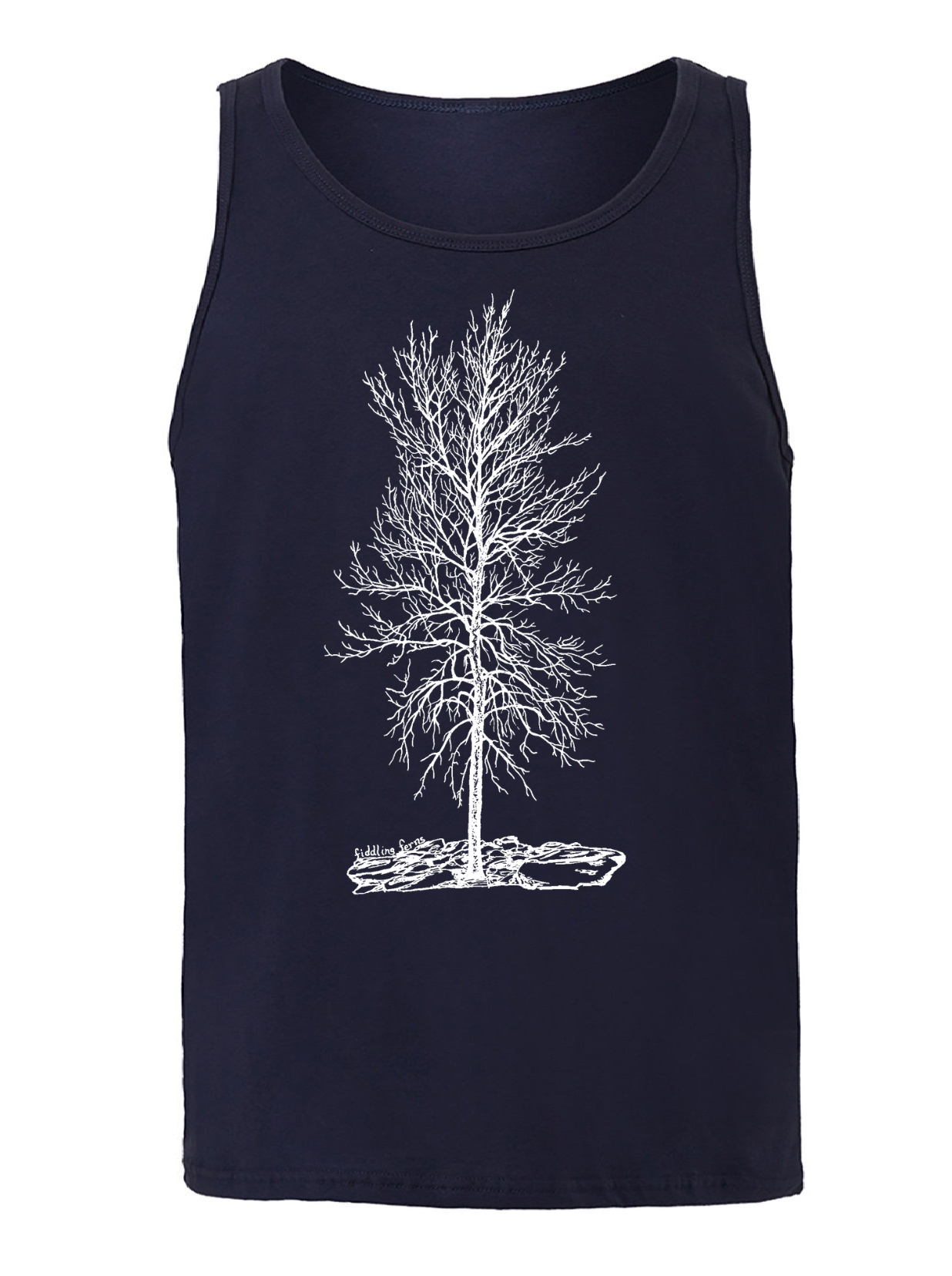 Winter Bare Tree "Solitude" Unisex Tank Top