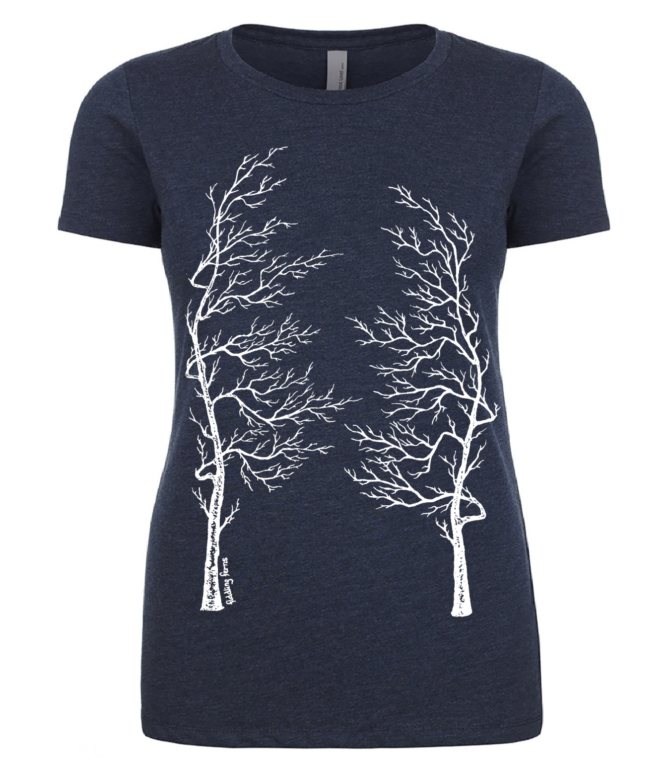 Bare Trees as Lungs Ladies T Shirt