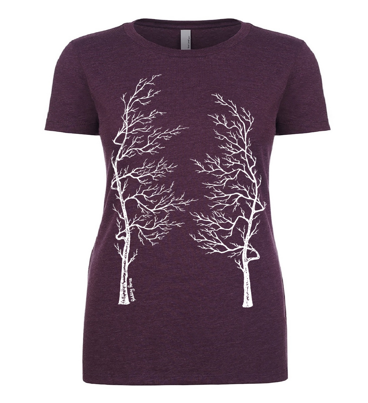Bare Trees as Lungs Ladies T Shirt
