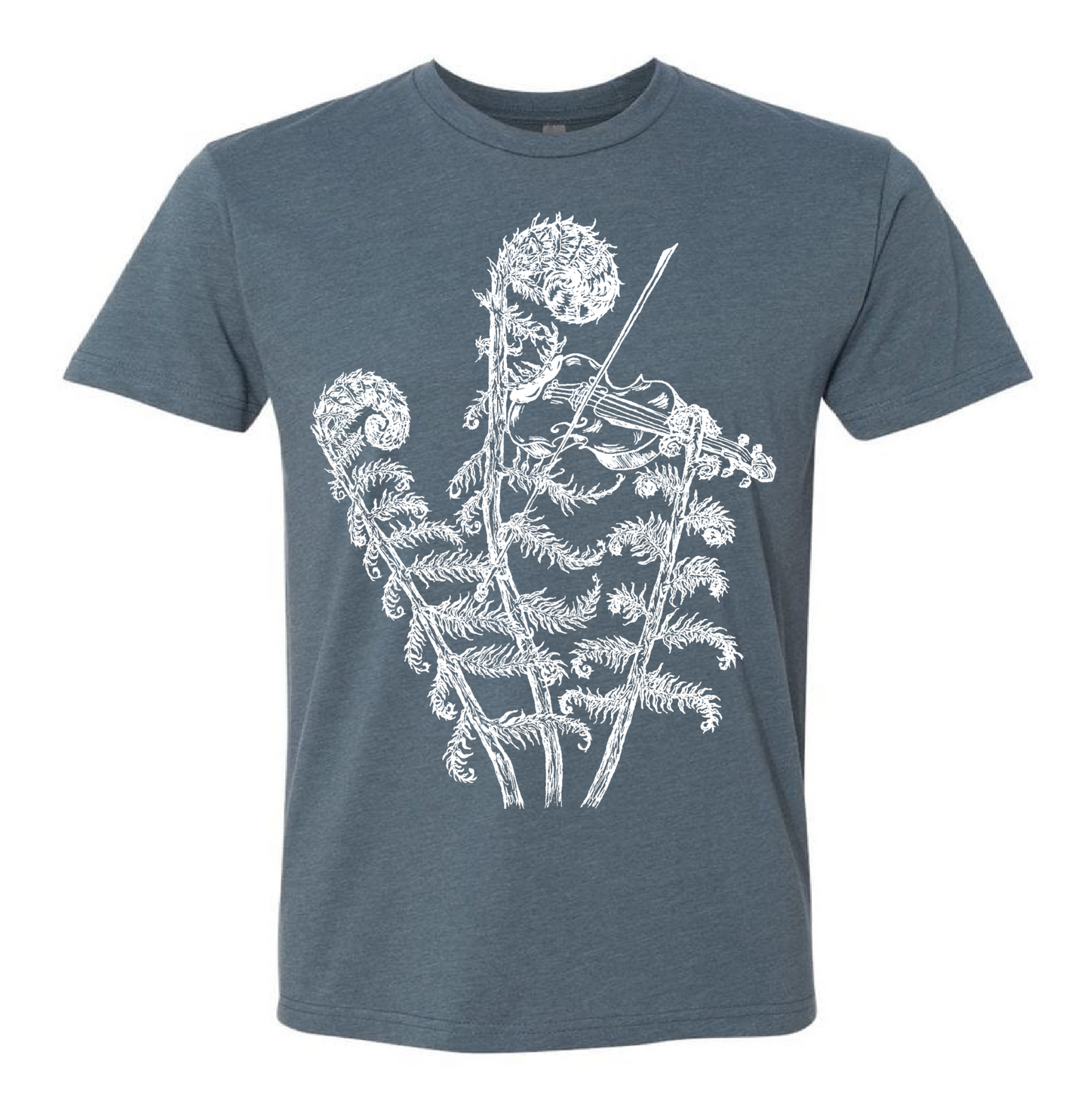 Fiddleheads Playing the Fiddle Unisex T Shirt