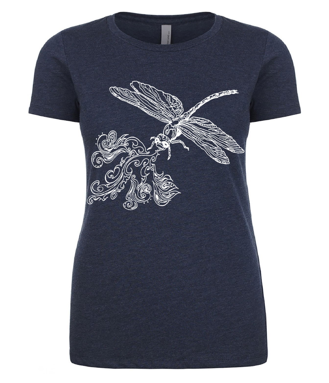 Fire Breathing Dragonfly Ladies T Shirt