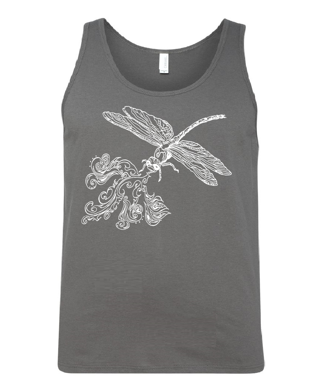 Fire Breathing Dragonfly Unisex Tank Top