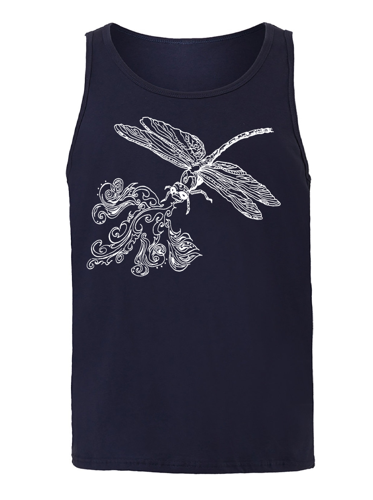 Fire Breathing Dragonfly Unisex Tank Top