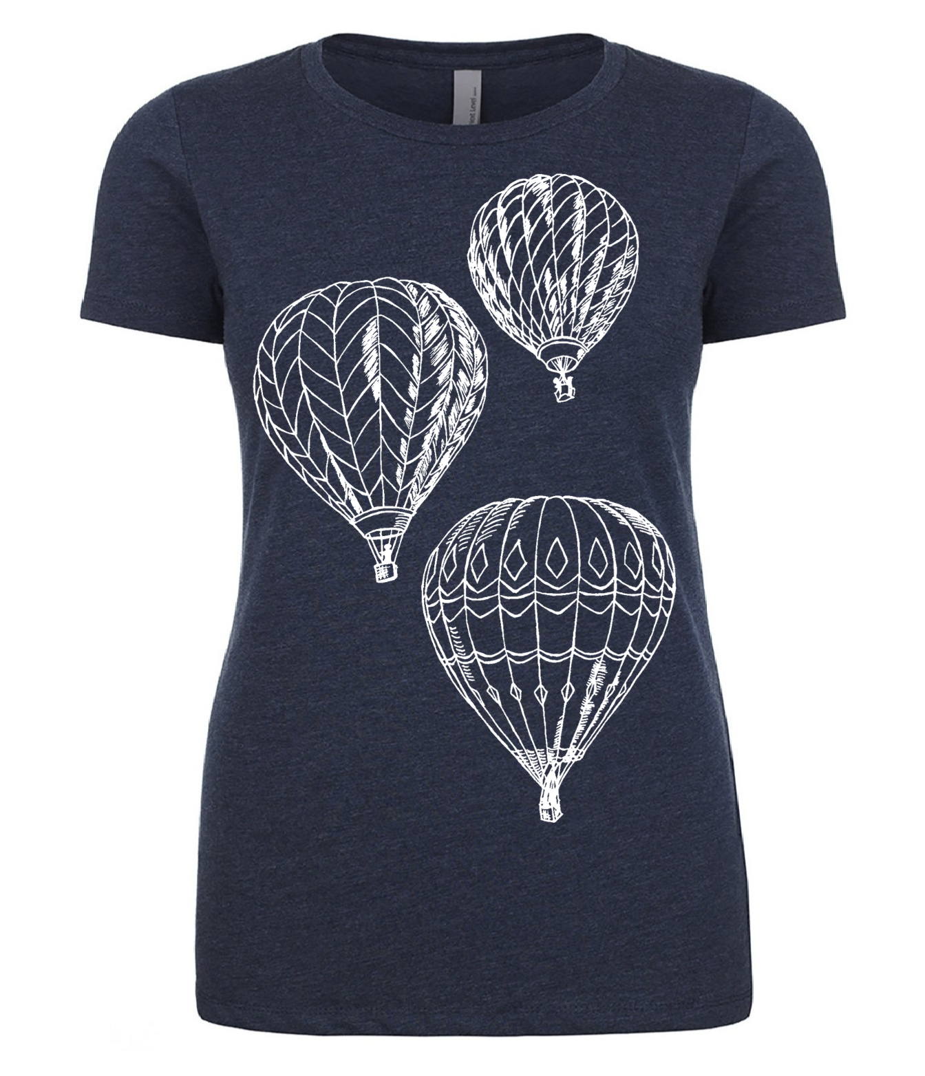 Hot Air Balloons Ladies T Shirt