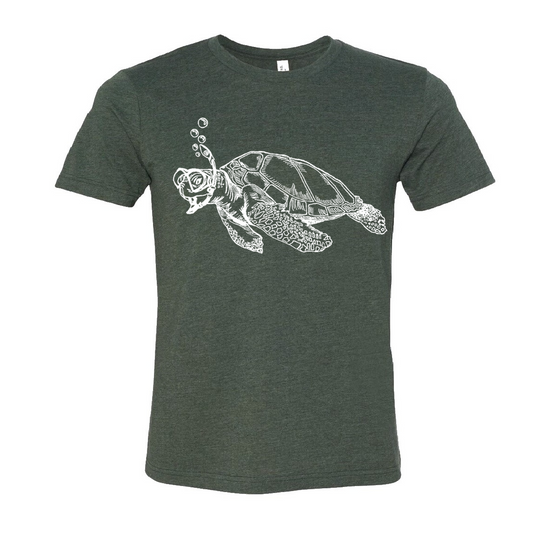 Snorkeling Sea Turtle Unisex T Shirt