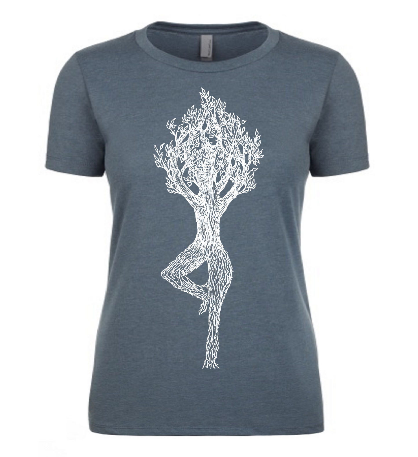 Tree Pose Ladies T Shirt