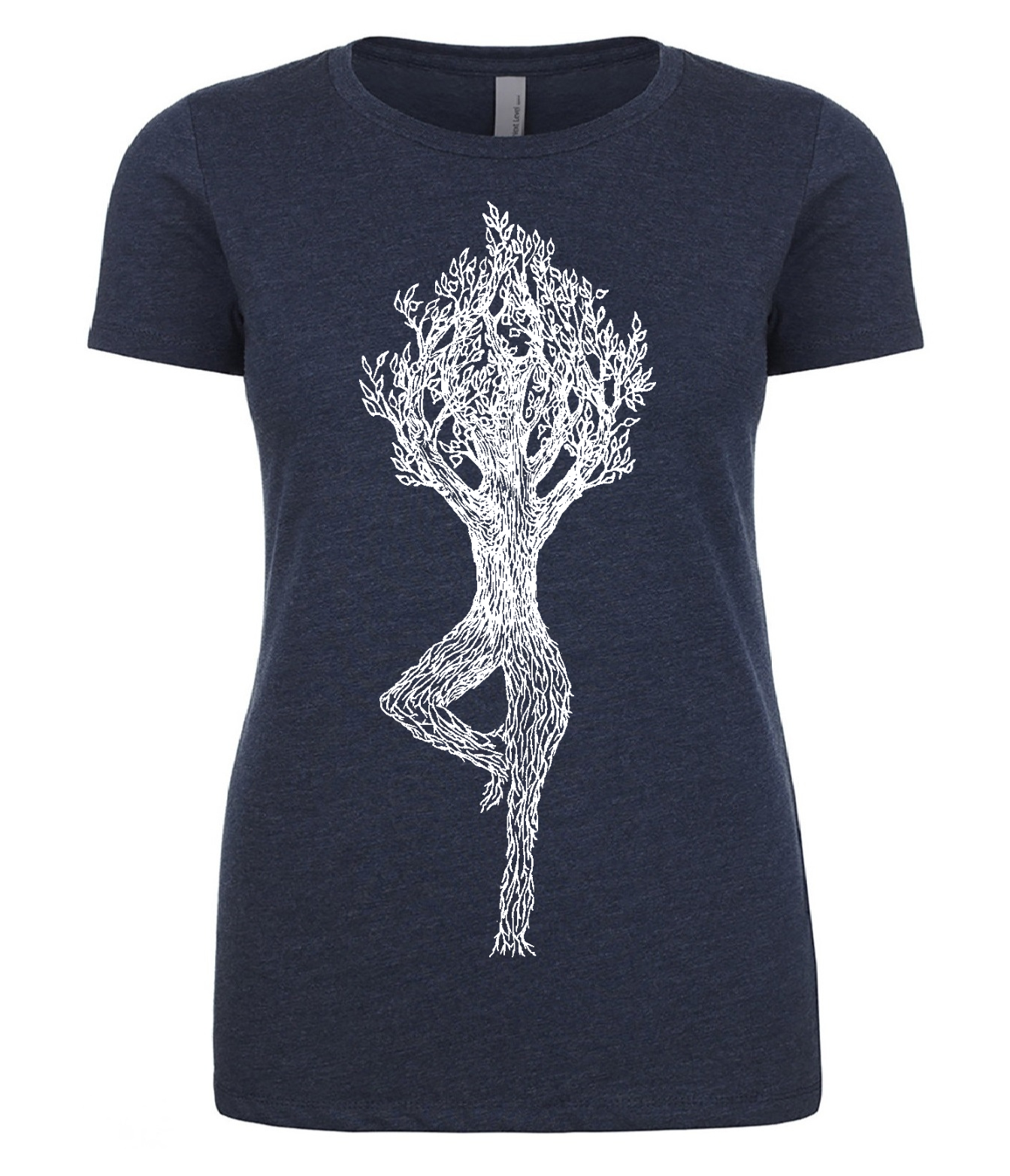 Tree Pose Ladies T Shirt