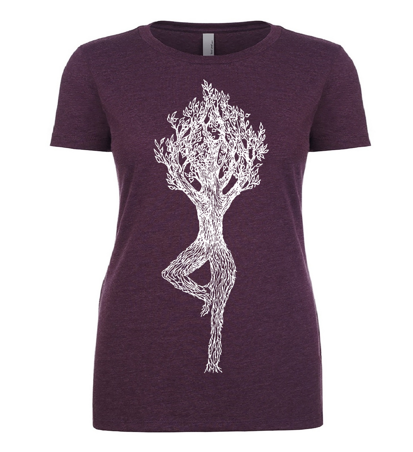 Tree Pose Ladies T Shirt