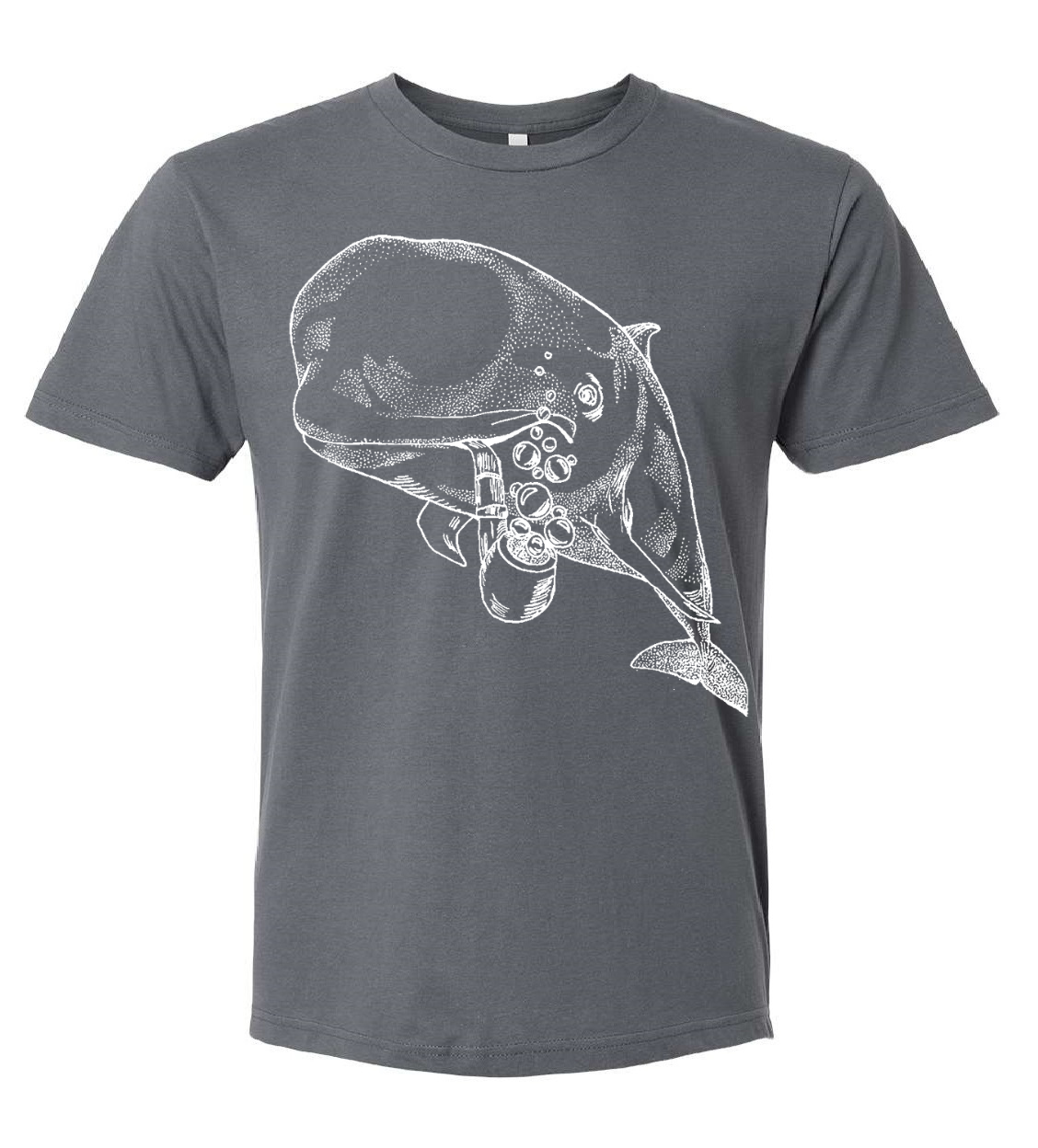 Pilot Whale with a Pipe Unisex T Shirt