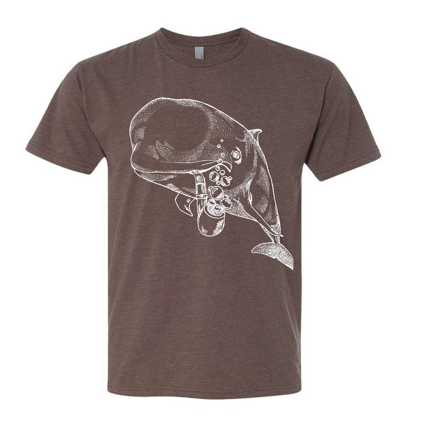 Pilot Whale with a Pipe Unisex T Shirt