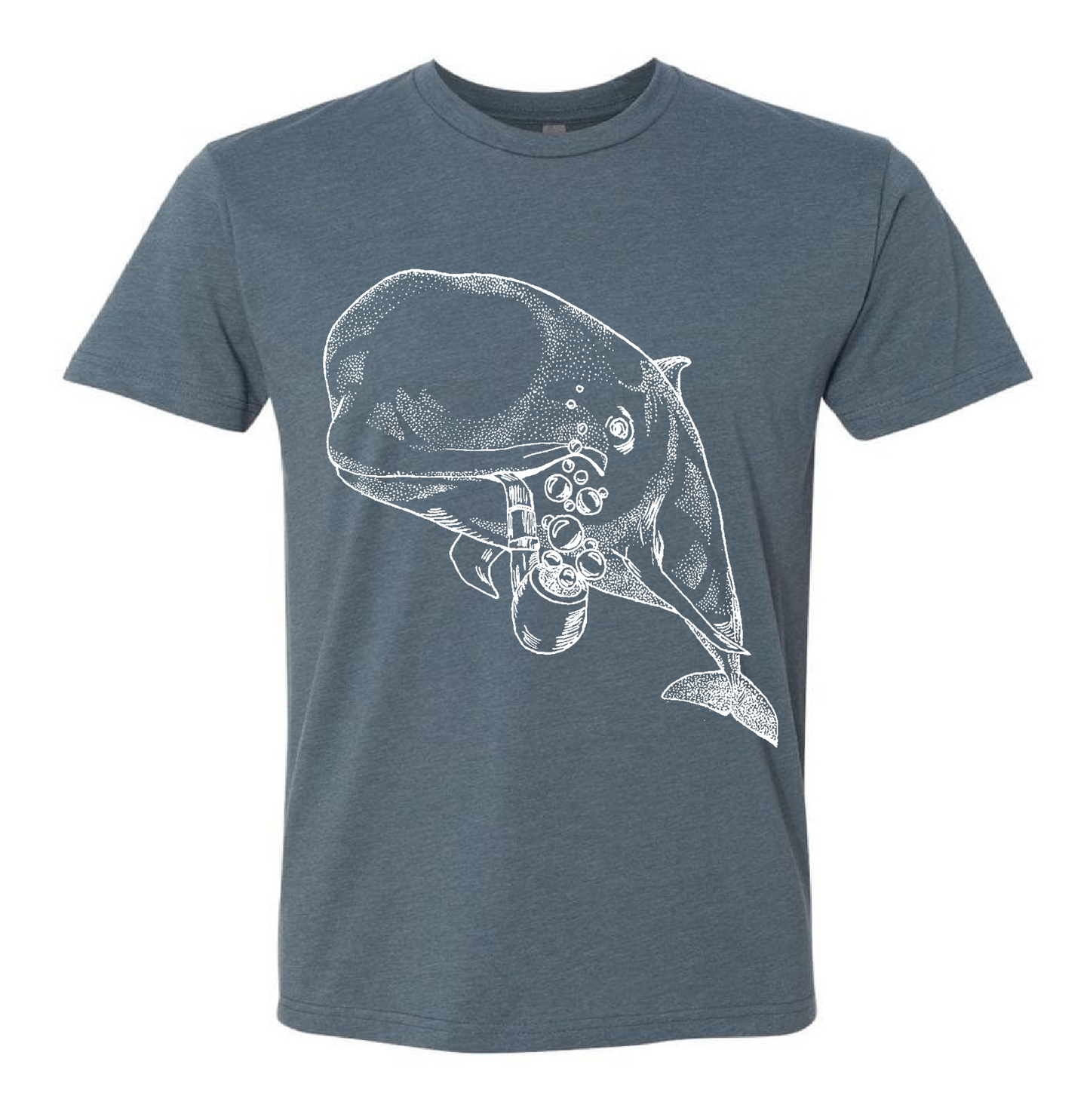 Pilot Whale with a Pipe Unisex T Shirt