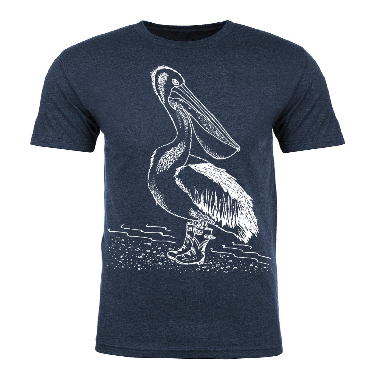 Pelican Wearing Rain Boots Unisex T Shirt